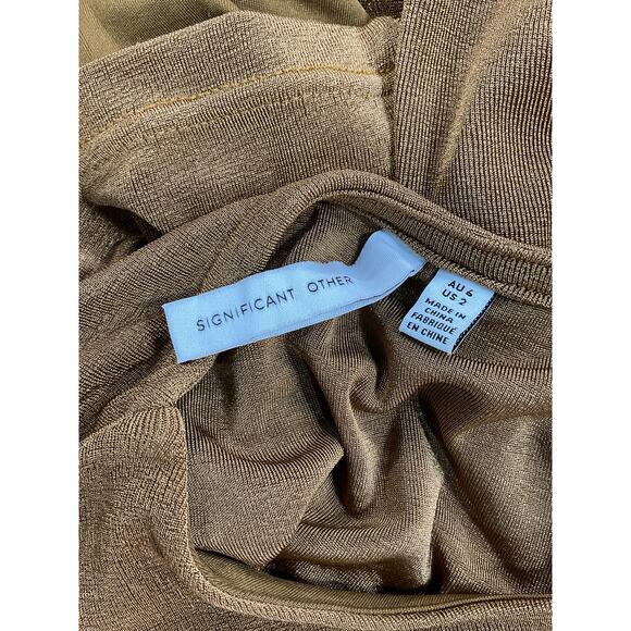 Significant Other 'Texas' Brown Top Size 2 - Picture 4 of 5